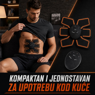 EMS stimulator trbušnih mišića sa podesivim intenzitetom