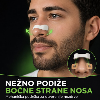 Magnetne trakice za lakše disanje kroz nos –  Spoljašnji dilatator set za 15 dana