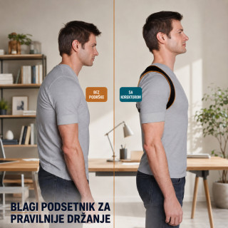 Posture Doctor - Pojas za pravilnije držanje leđa i ramena za žene i muškarce