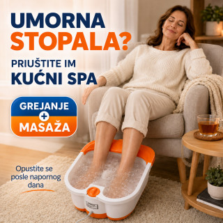Hidromasažna kadica za stopala – kućni SPA sa grejanjem i masažom