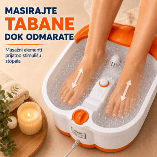 Hidromasažna kadica za stopala – kućni SPA sa grejanjem i masažom