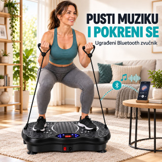 VibroFit Pro platforma – Vibraciona ploča za vežbanje i masažu