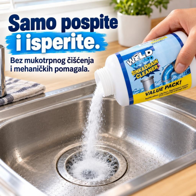 Wild Tornado – Brzo Rešenje za Začepljene Odvode  110g