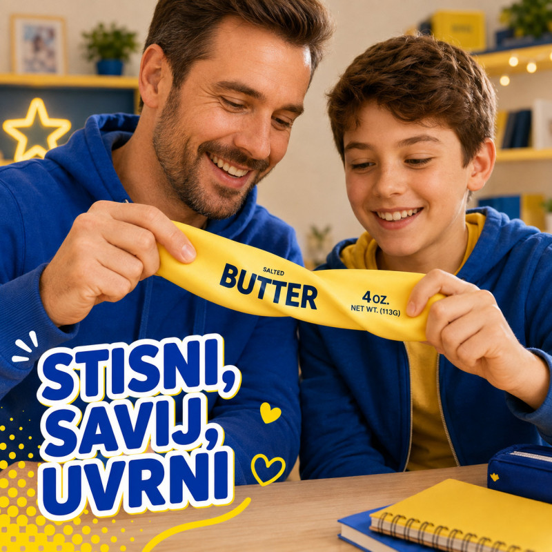 Butter Squishy – mekana igračka u obliku putera