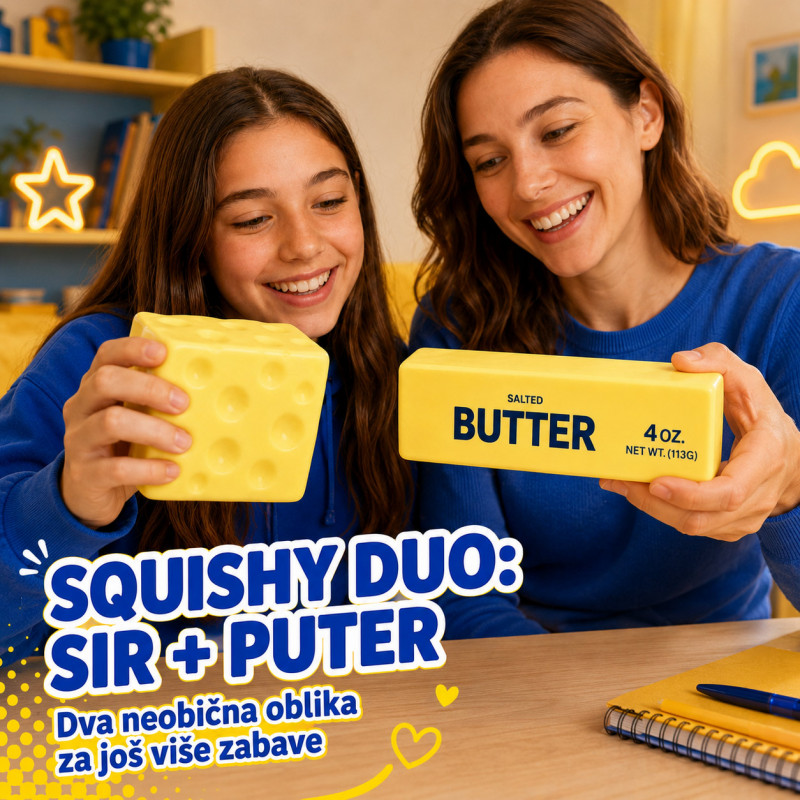 Butter Squishy – mekana igračka u obliku putera