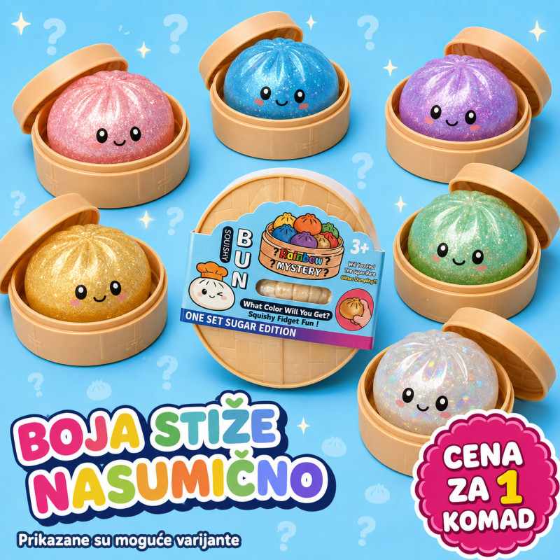Mystery Dumplings Squishy knedlica u kutijici