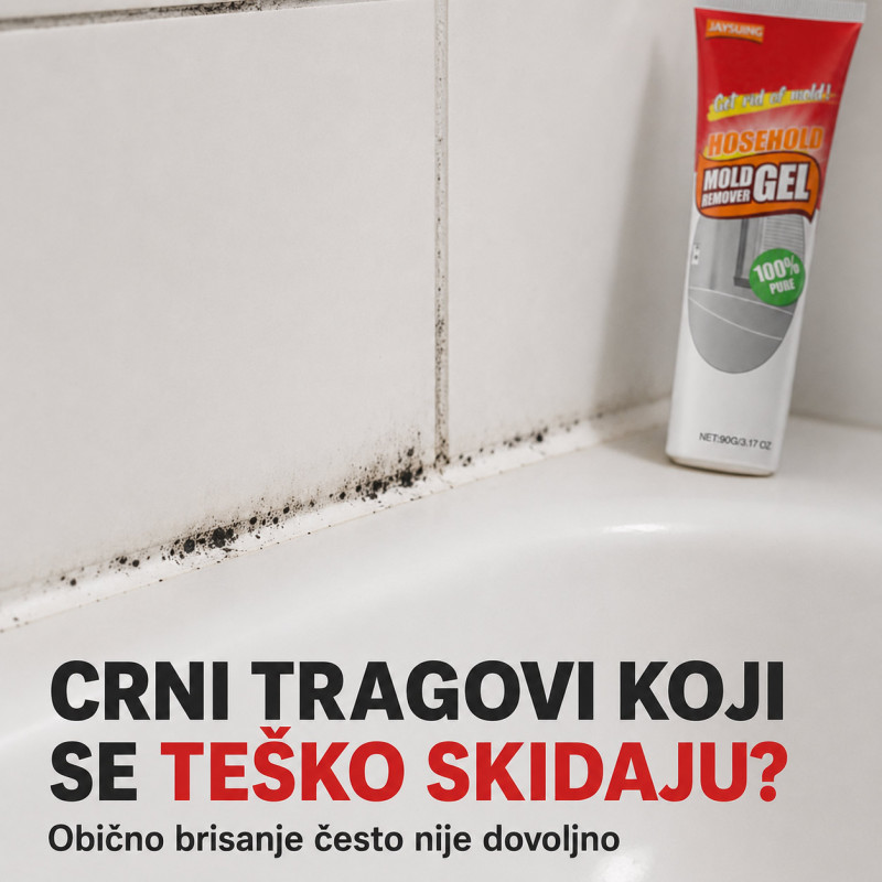 Magičan Gel za uklanjanje tragova buđi sa fuga i silikona