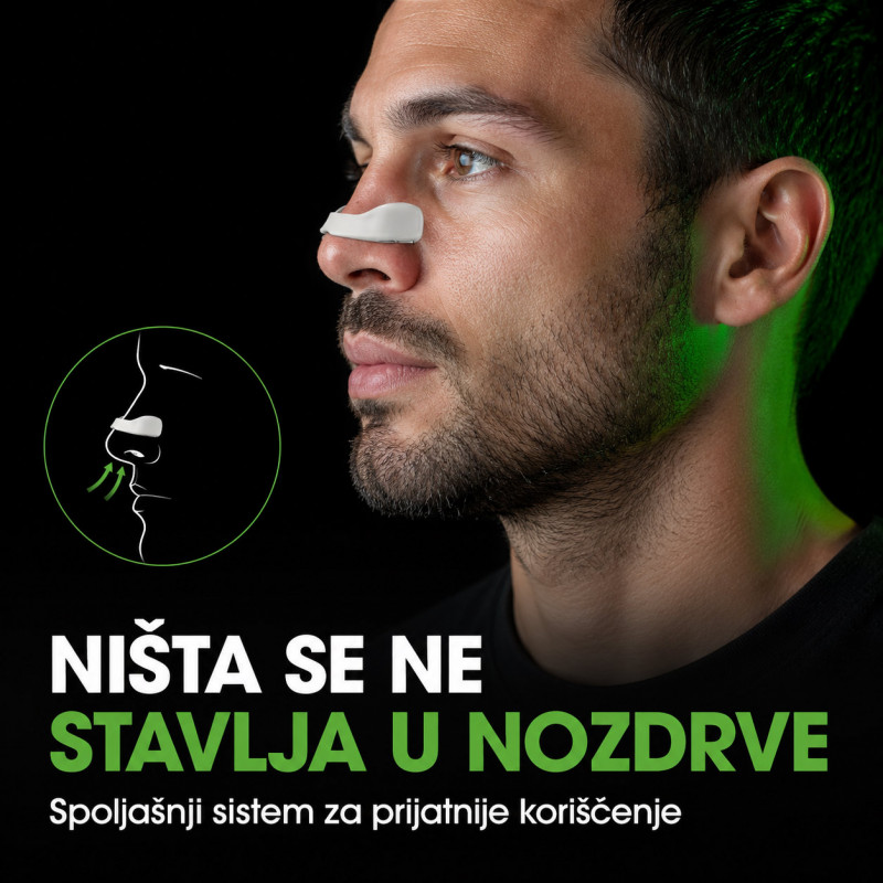Magnetne trakice za lakše disanje kroz nos –  Spoljašnji dilatator set za 15 dana