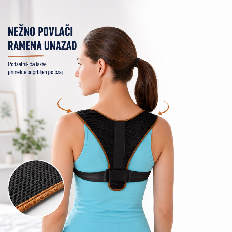 Posture Doctor - Pojas za pravilnije držanje leđa i ramena za žene i muškarce
