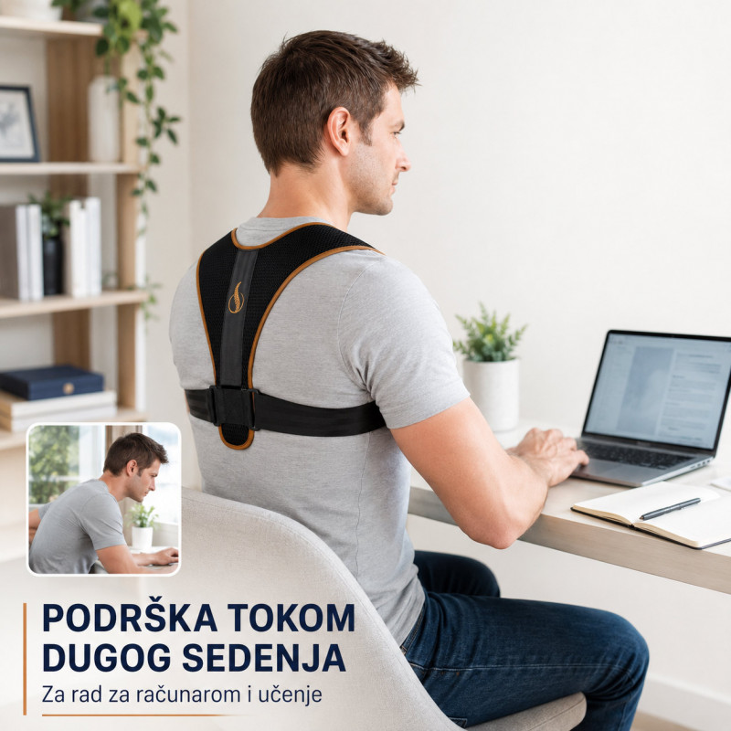 Posture Doctor - Pojas za pravilnije držanje leđa i ramena za žene i muškarce
