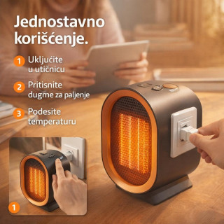 Prenosivi grejač za prostorije 1200W