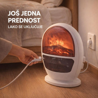Mini Kamin - Keramička grejalica Flame Heater sa efektom plamena