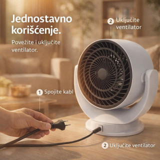 Grejalica-ventilator 1800 W sa termostatom