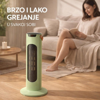 Prenosivi električni grejač 1500W sa LED displejom i dodirnim tasterima