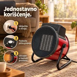 Električni grejač prostora 2000W PTC NSB-200B1