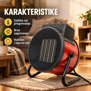 Električni grejač prostora 2000W PTC NSB-200B1