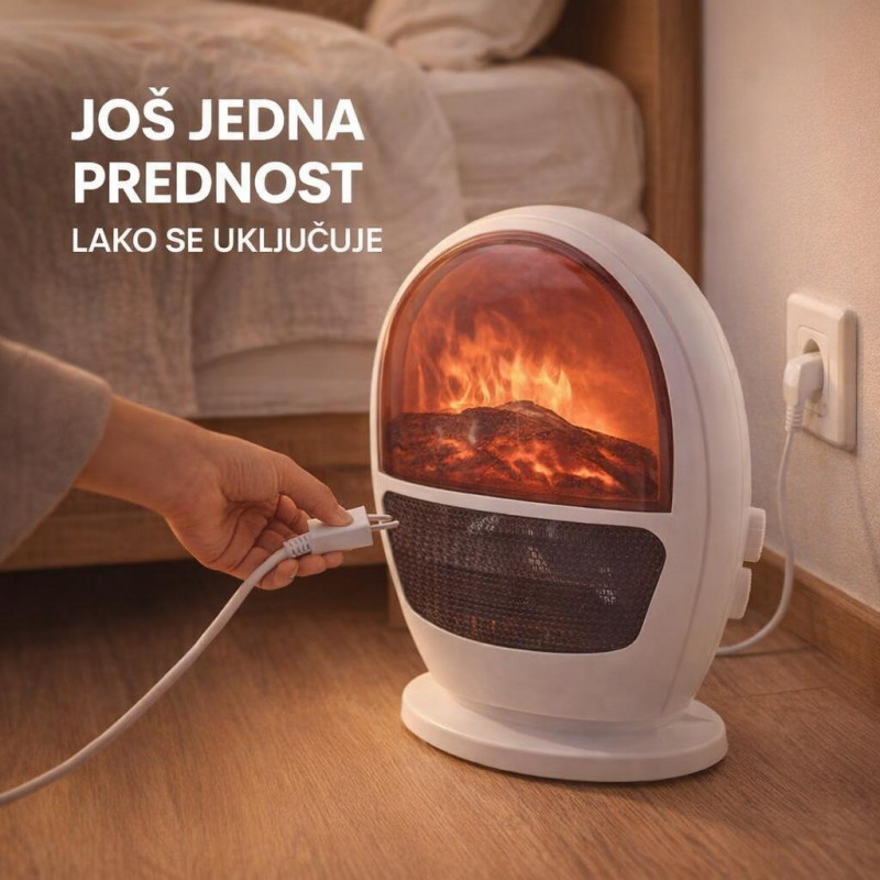 Mini Kamin - Keramička grejalica Flame Heater sa efektom plamena
