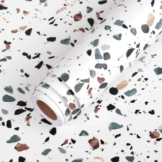 Samolepljiva Terrazzo PVC tapeta 60 cm x 1 m