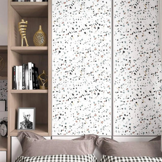 Samolepljiva Terrazzo PVC tapeta 60 cm x 1 m