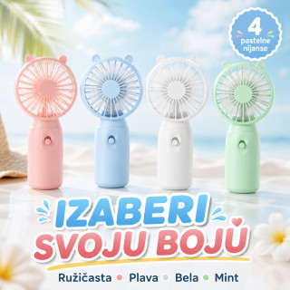 Džepni mini ventilator za rashlađivanje – osveženje u pokretu