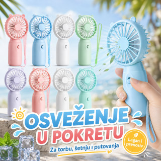 Džepni mini ventilator za rashlađivanje – osveženje u pokretu