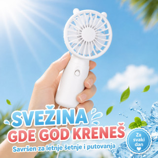 Džepni mini ventilator za rashlađivanje – osveženje u pokretu