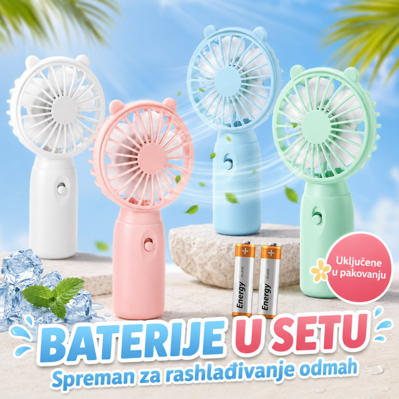 Džepni mini ventilator za rashlađivanje – osveženje u pokretu