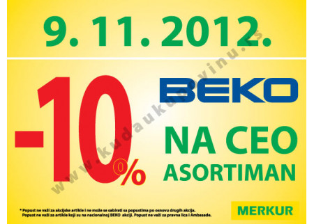 AKCIJA U  MERKURU  BEKO