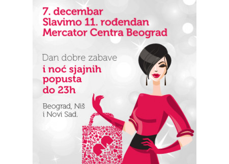 NOĆ SJAJNIH POPUSTA U MERCATOR CENTRIMA