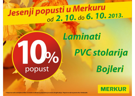 Jesenji popust u Merkuru