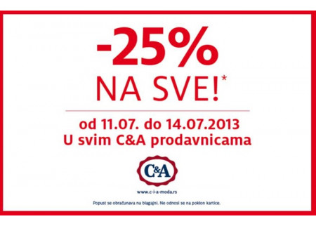 C&A letnji popusti