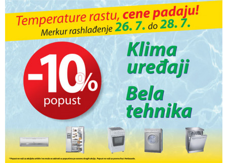 Merkur rashlađenje od 26.7. do 28.7.