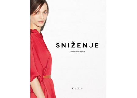 Zara sezonsko sniženje cena