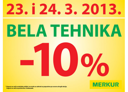 AKCIJA U  MERKURU BELA TEHNIKA