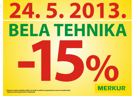 AKCIJA U  MERKURU BELA TEHNIKA