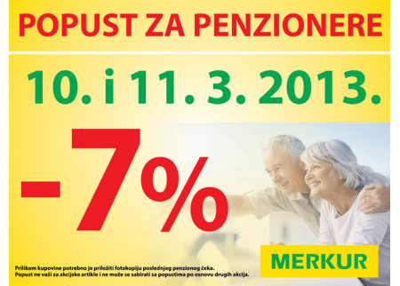 POPUST ZA PENZIONERE