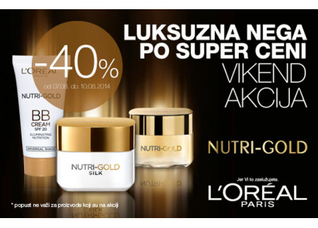 L'Oreal NUTRI-GOLD - Lilly akcija