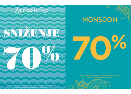 Finalno sniženje u Accessorize, Monsoon Ladies i Monsoon Children!