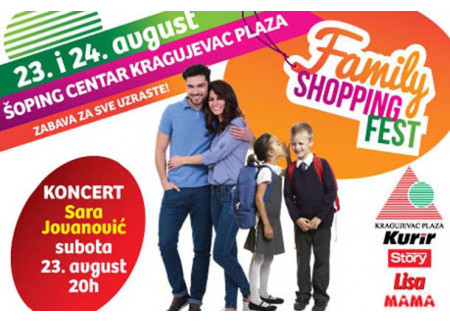 Family shopping fest u tržnom centru Plaza u Kragujevcu!