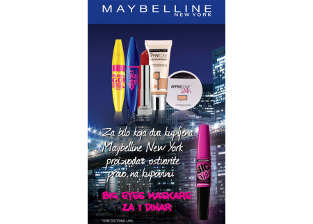 Maybelline New York akcija u Lilly drogerijama!