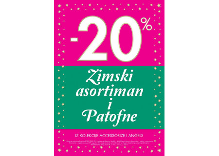 Akcija na zimski program u prodavnici Accesorize!