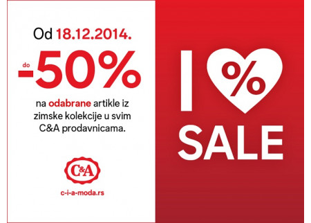 Rasprodaja u prodavnici C&A!