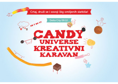 Candy Universe kreativni karavan u Delta Cityju!