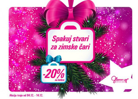 20% popusta na kofere u Glam Up-u!