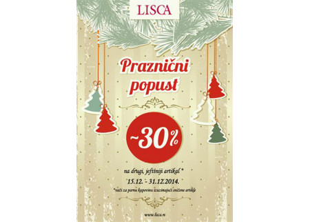 Lisca novogodišnje sniženje