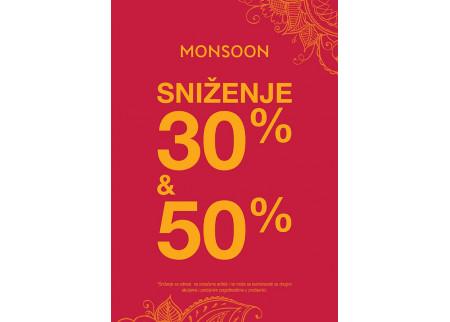 Sniženje u Monsoon Ladies!