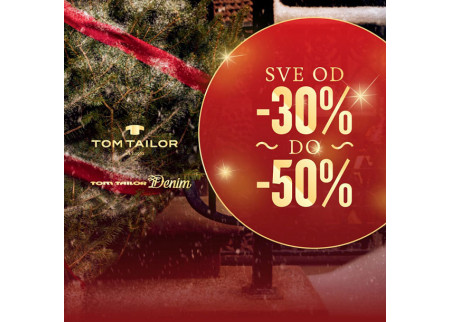 Tom Tailor i Tom Tailor Denim: Popusti od 30% do 50%