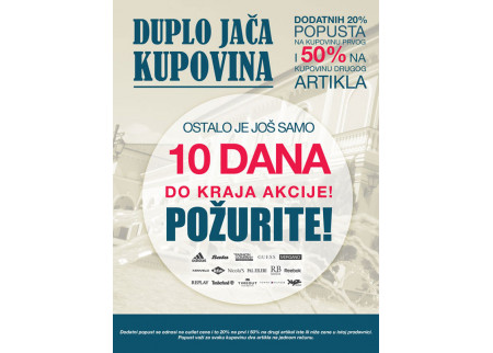 Duplo jača kupovina