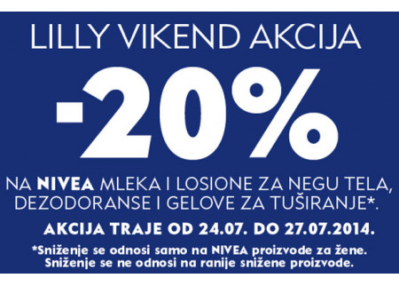 Lilly vikend akcija!