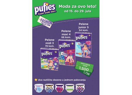 Akcija Pufies- moda za ovo leto!